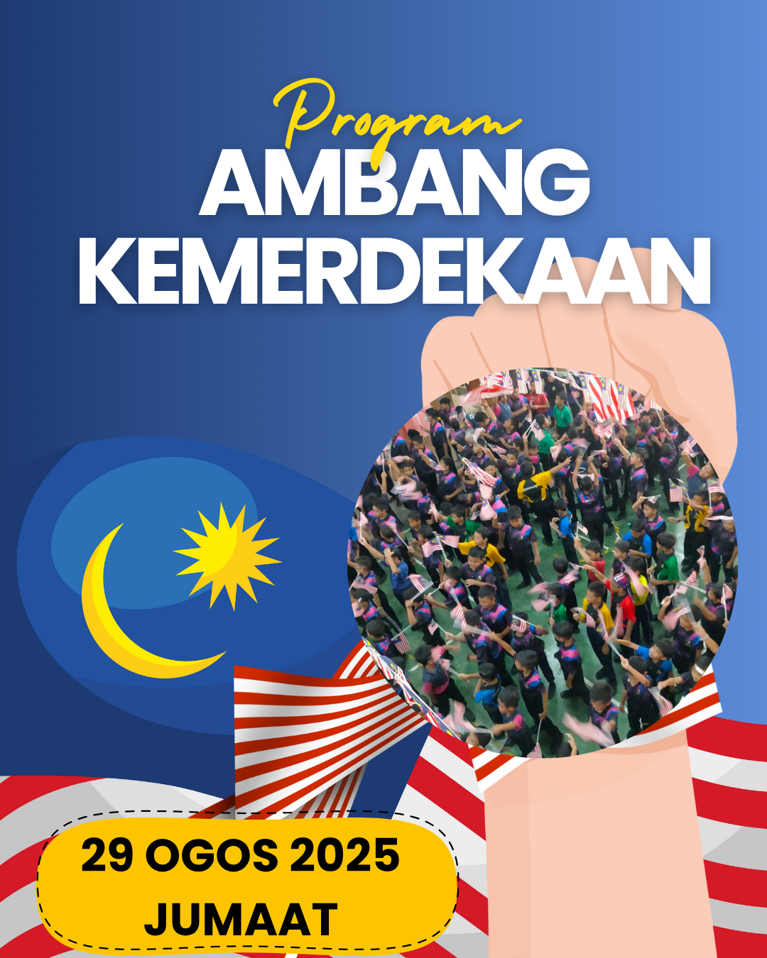 Blue and Yellow Illustrated Independence Day Instagram Post (2)